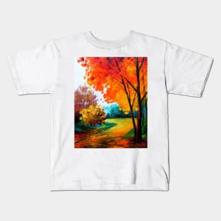 THE COLORS OF FALL Kids T-Shirt